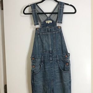 Madewell Straight-Leg Overalls in Elmridge Wash S